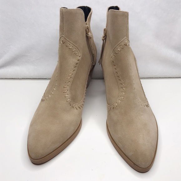 NEW Rebecca Minkoff Suede Lulu Ankle Booties - Picture 4 of 8